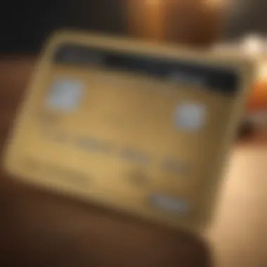 Elegant American Express Gold Card Pay Over Time feature in action