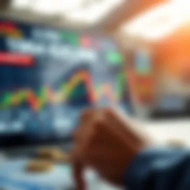 Navigating Market Fluctuations in IRA Investing Visual representation of market fluctuations and investment strategies