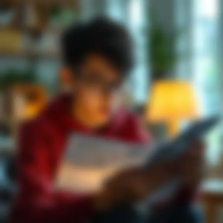 Understanding Your Credit Report Young individual analyzing their first credit report