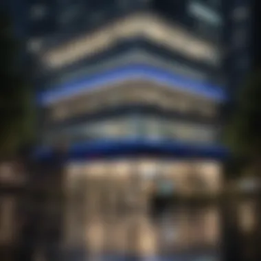 Elegant Citibank Headquarters Illuminated at Night