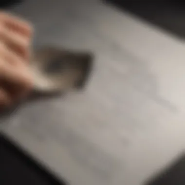 Negative Mark Removal Illustration showing removal of a negative mark from a document