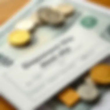 Essential components of a deposit slip