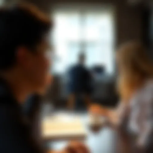 Articulating Thoughts in Interviews Person articulating thoughts during an interview