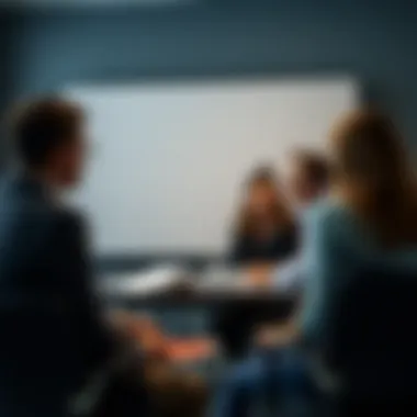 Mock Interview Setting Mock interview setting with focused participants