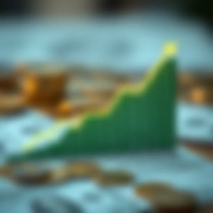 Savings Growth Over Time Graph illustrating savings growth over time