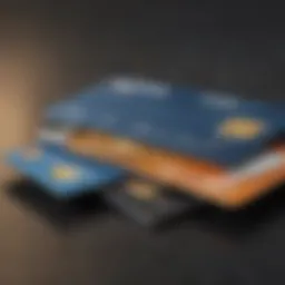 Visual representation comparing credit card credit with personal loans