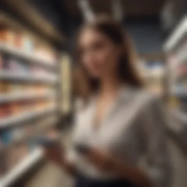 Elegant woman shopping with a credit card