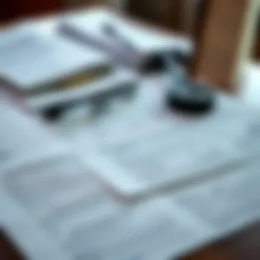 Comprehensive Overview of Tax Documents Tax documents spread on a table