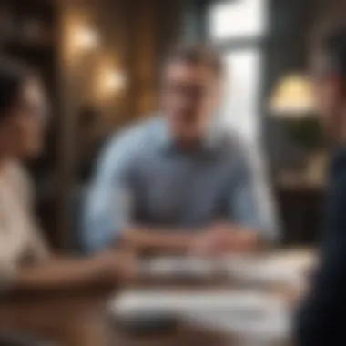 Making Informed Financial Decisions A financial advisor discussing options with clients