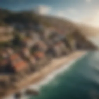 Coastal Paradise for Retirees Scenic view of an affordable coastal town perfect for retirees