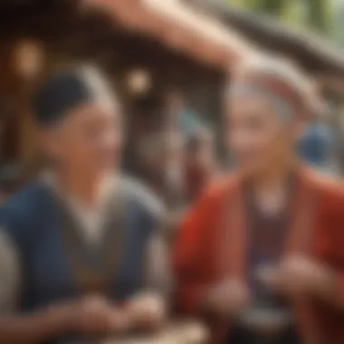 Cultural Richness in Retirement Destinations Cultural festival representing vibrant local traditions