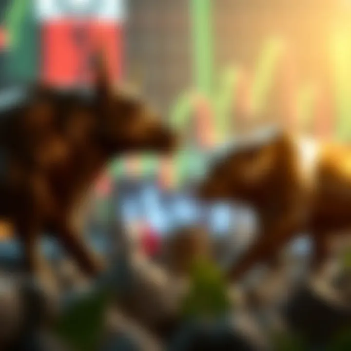 Understanding Market Dynamics Bull and bear symbols representing market dynamics