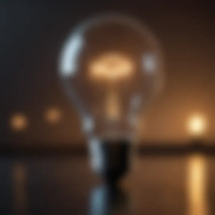 Illustration of a light bulb symbolizing insights and ideas