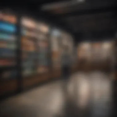 Retail Careers: Connecting with Customers A vibrant retail environment where sales associates engage with customers.