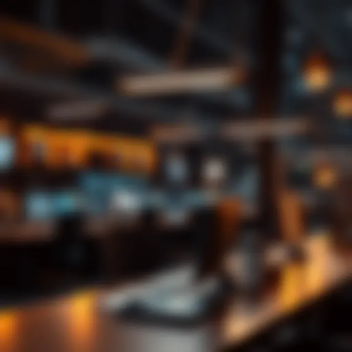 Innovation in High-Paying Industries A high-tech workspace showcasing advanced technology and innovation.