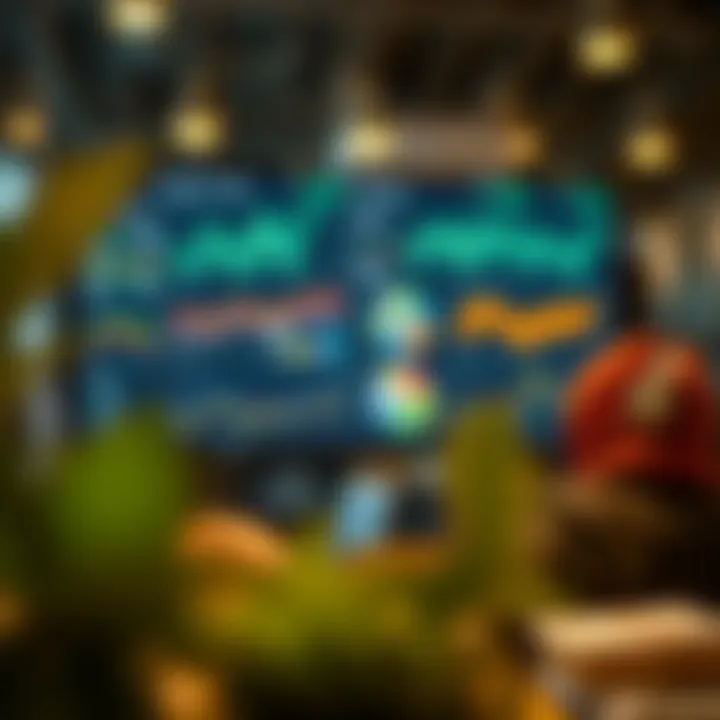 Navigating Job Market Trends An individual reviewing job market trends and data insights.