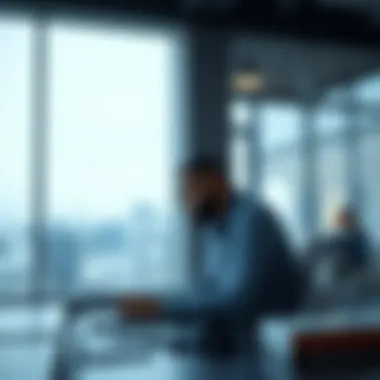 Exploring Online Ventures in the Modern Economy A digital landscape representing online ventures and remote work