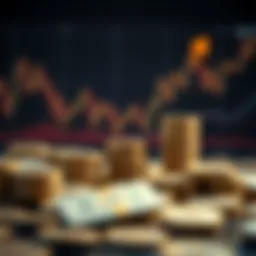 Illustration representing financial growth through dividends