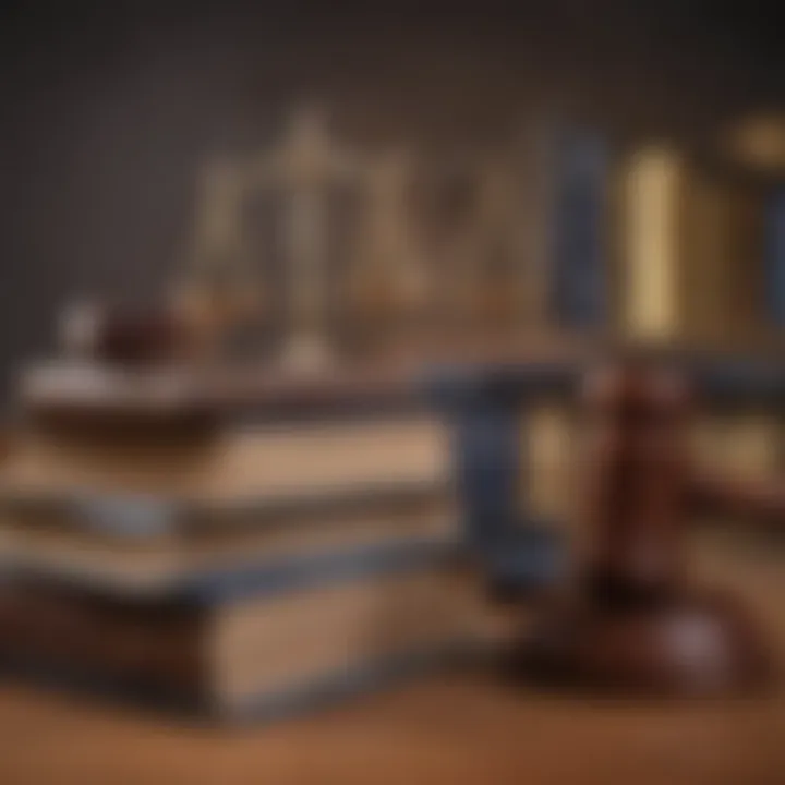 Law Books and Gavel