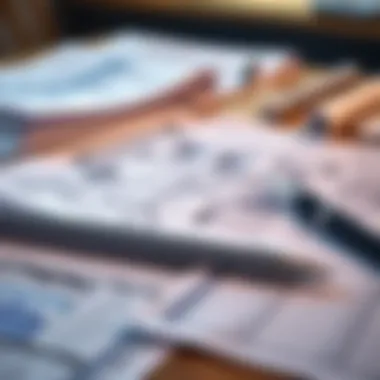 Understanding Your Construction Loan Documents Blueprints and financial documents on a table