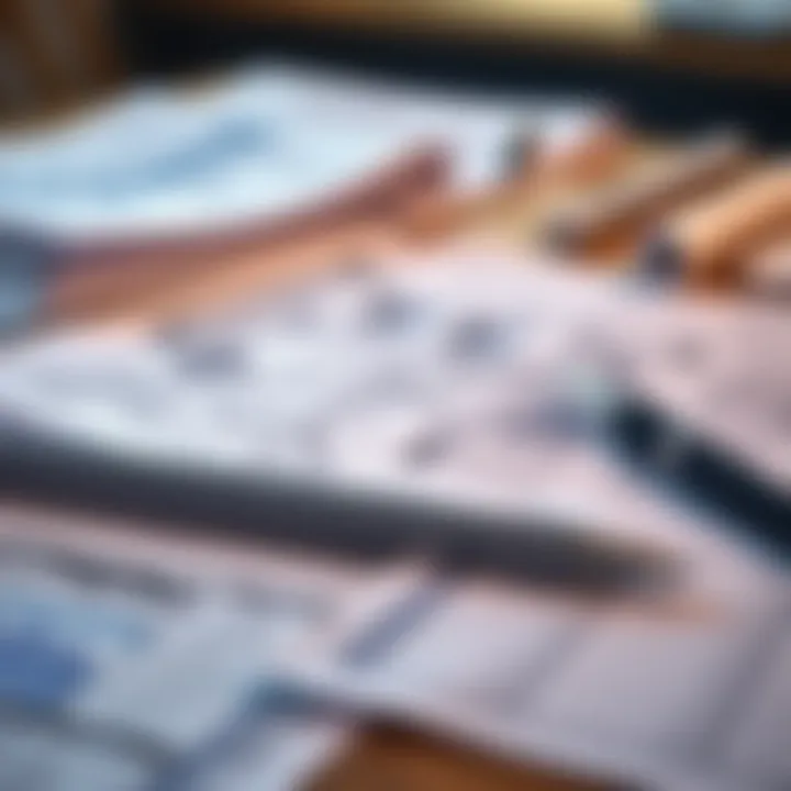 Understanding Your Construction Loan Documents Blueprints and financial documents on a table