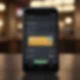 A smartphone displaying a payday app interface