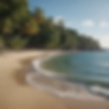 A serene beach view in Costa Rica, perfect for retirees seeking tranquility.