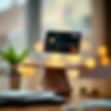 A visual representation of financial health in relation to credit card rewards