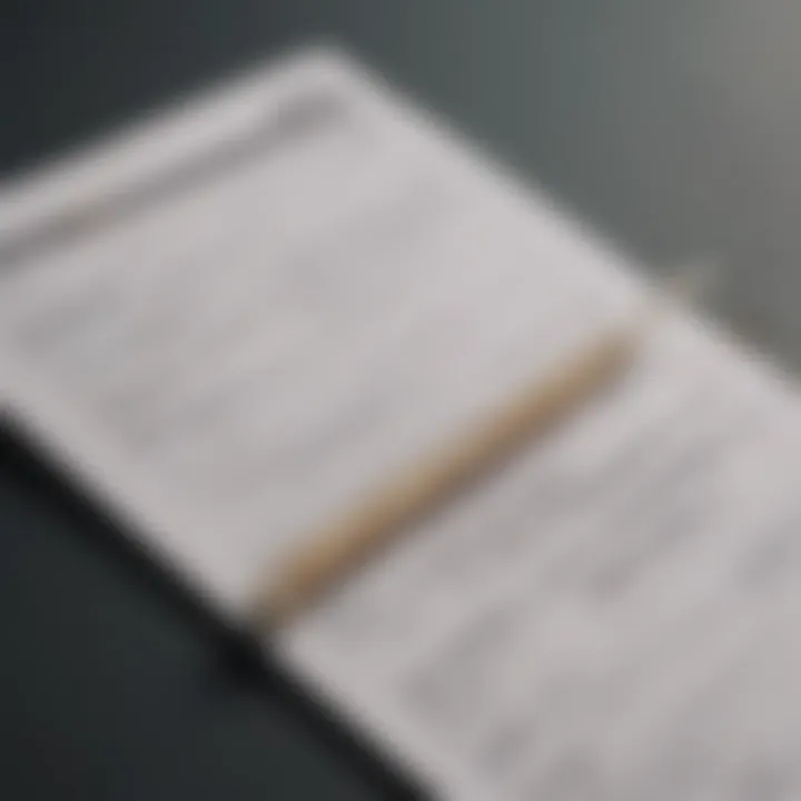 Illustration comparing two scales with tax forms on each side for joint vs separate filing