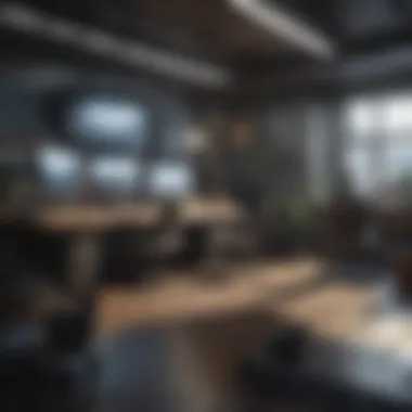 Evolutionary Work Environment Futuristic remote workspace