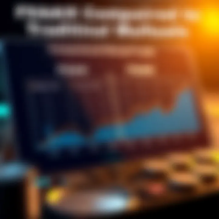 Comparison chart of FXAIX and traditional mutual funds