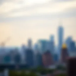 Skyline view of a bustling city symbolizing real estate growth