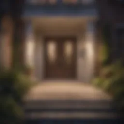 A cozy second property with a welcoming entrance