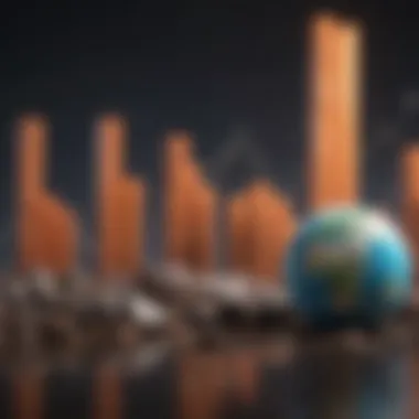 Market Trends in Earth Stocks Graph depicting market trends in earth stocks