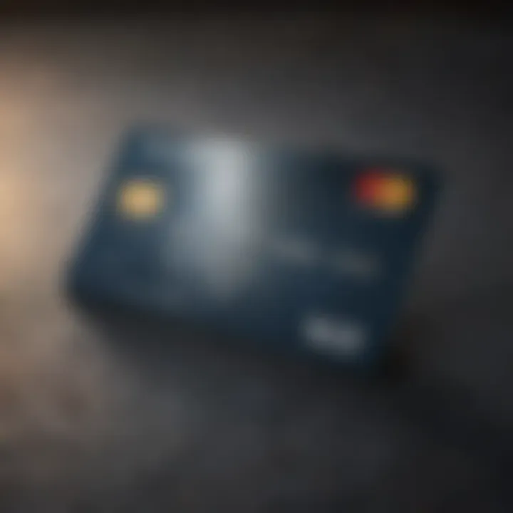 Minimalist credit card concept emphasizing no annual fees