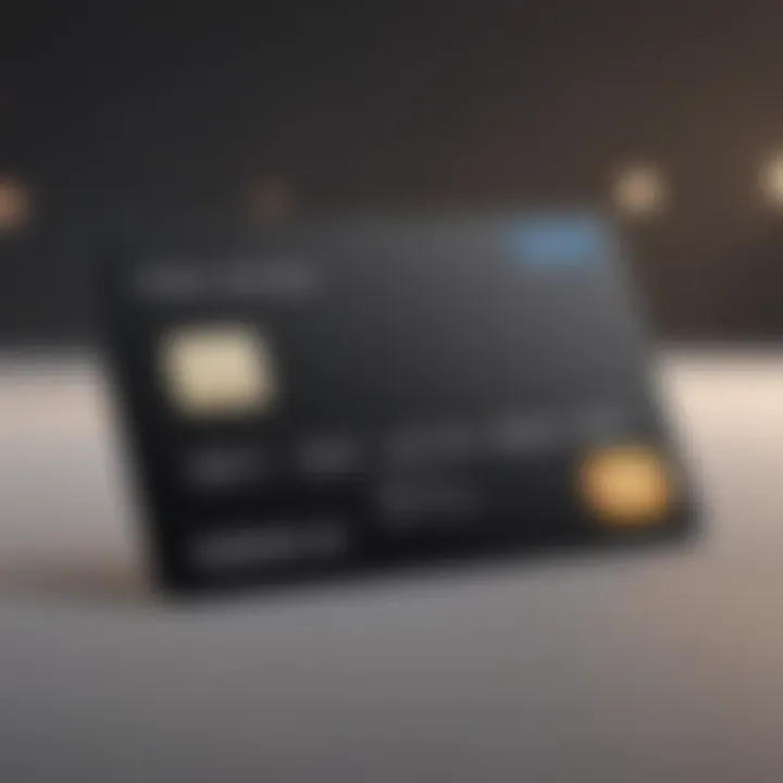 Minimalist credit card design