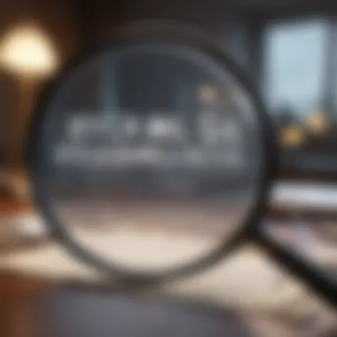 Magnifying Glass Focused on Insurance Policy