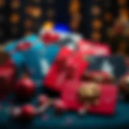 Visual representation of various e-gift cards