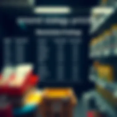 Strategic Pricing for Maximizing Returns A digital pricing strategy chart for used goods.