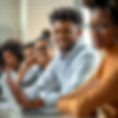 Skill Development in Action A diverse group participating in a skill-building workshop