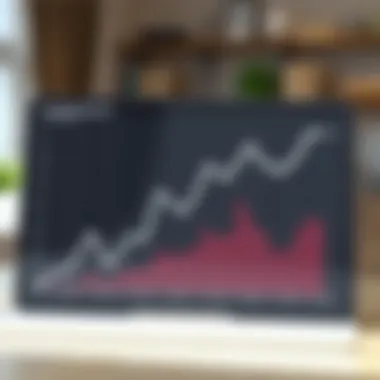 Graph illustrating mortgage interest rate trends