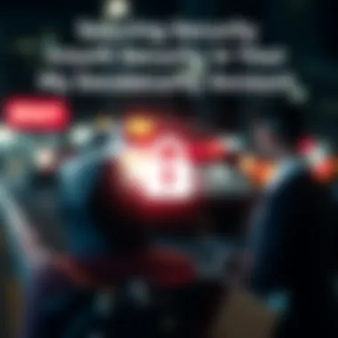 Ensuring Security in Your My Social Security Account Graphic emphasizing security measures for online accounts