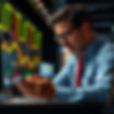 Investment Analysis and Strategy Investor analyzing stock performance