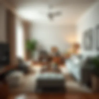 A cozy living room highlighting quality over quantity in home decor.