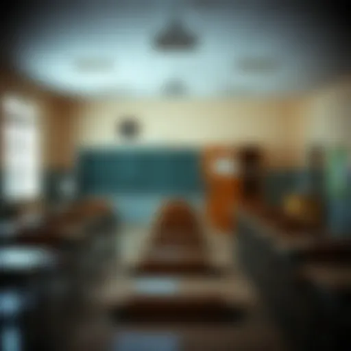 Educational Stability through Housing Grants A classroom representing educational stability