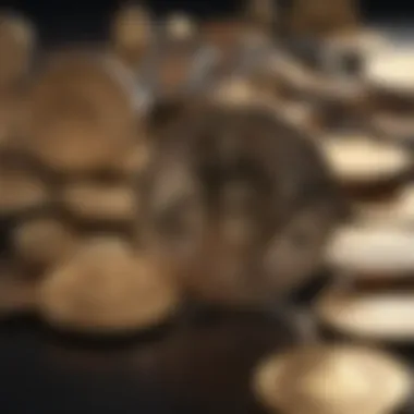 The Rise of Cryptocurrency in Money Transfers A graphic depicting cryptocurrency transactions