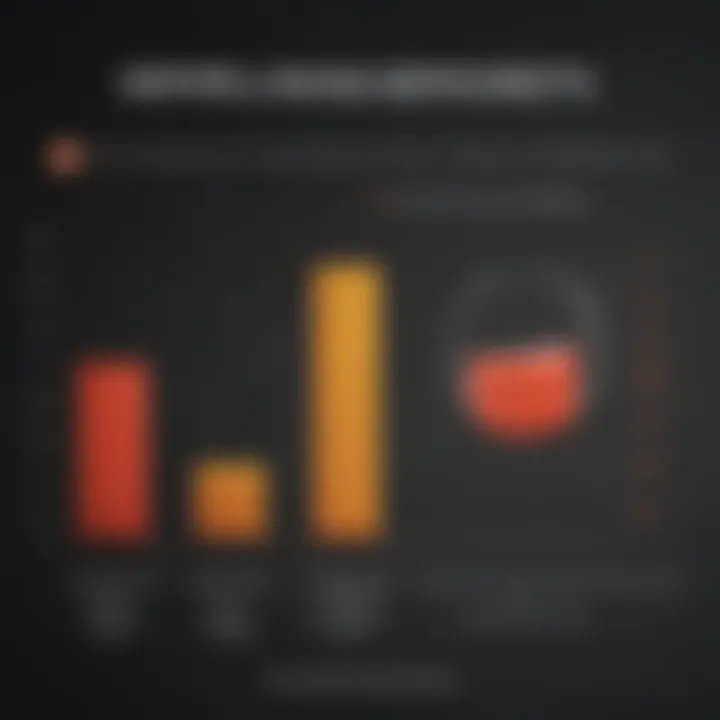 A bar graph illustrating the correlation between credible reviews and consumer trust.