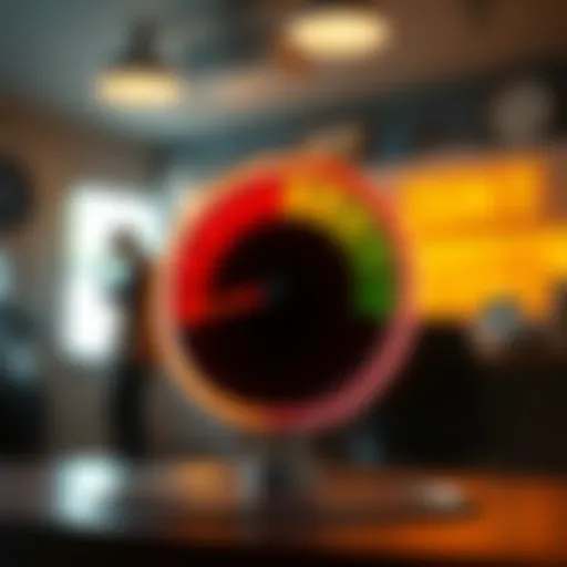 The Impact of Zero Credit Score Conceptual illustration of credit score impact