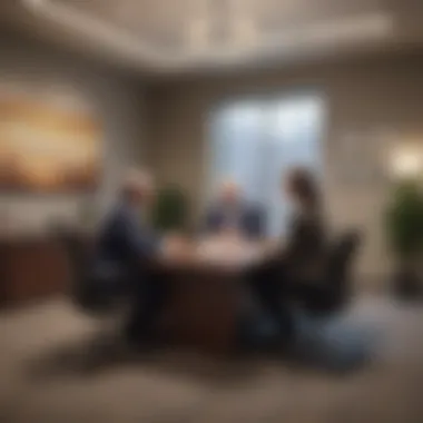 Client Meeting at Ameriprise Financial Image depicting a client meeting at Ameriprise Financial's De Pere office