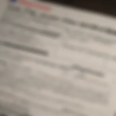 A close-up of an auto loan application form.